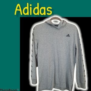 Long Sleeve Adidas Hooded T-shirt